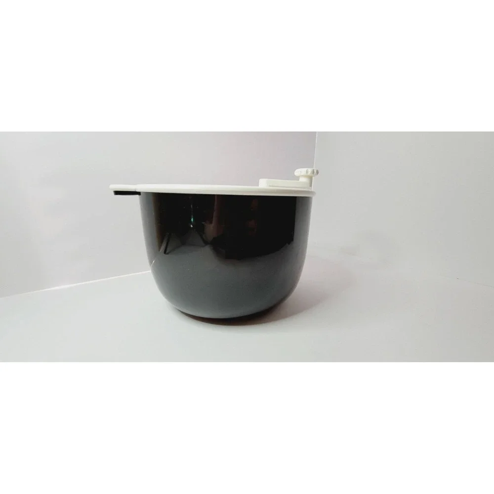 Vintage Black Mid-Century Modern Sam Lebowitz 604 COPCO Salad Spinner USA E9